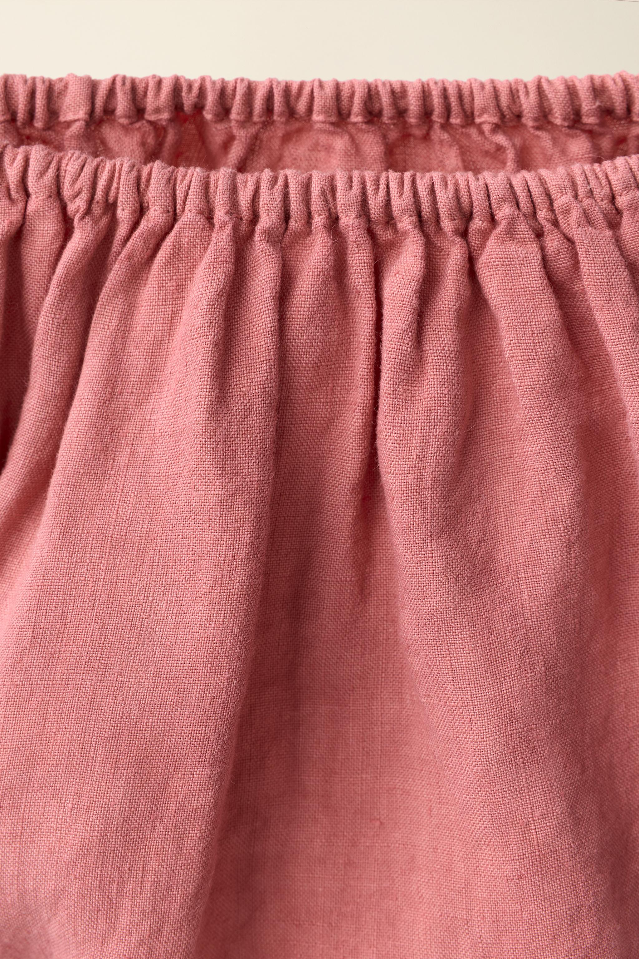 100% LINEN BLOOMERS CREATED BY CARAMEL LONDON X ZARA